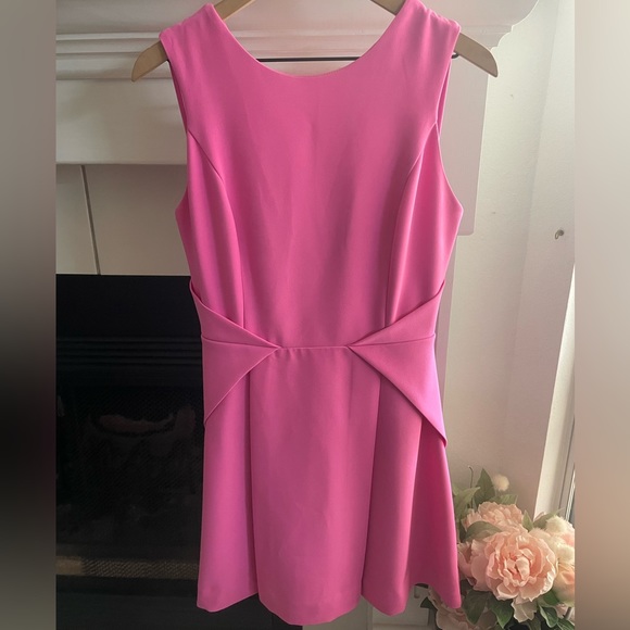 Adelyn Rae Dresses & Skirts - Adelyn Rae Light Pink Strappy Back Fit & Flare Dress Size M